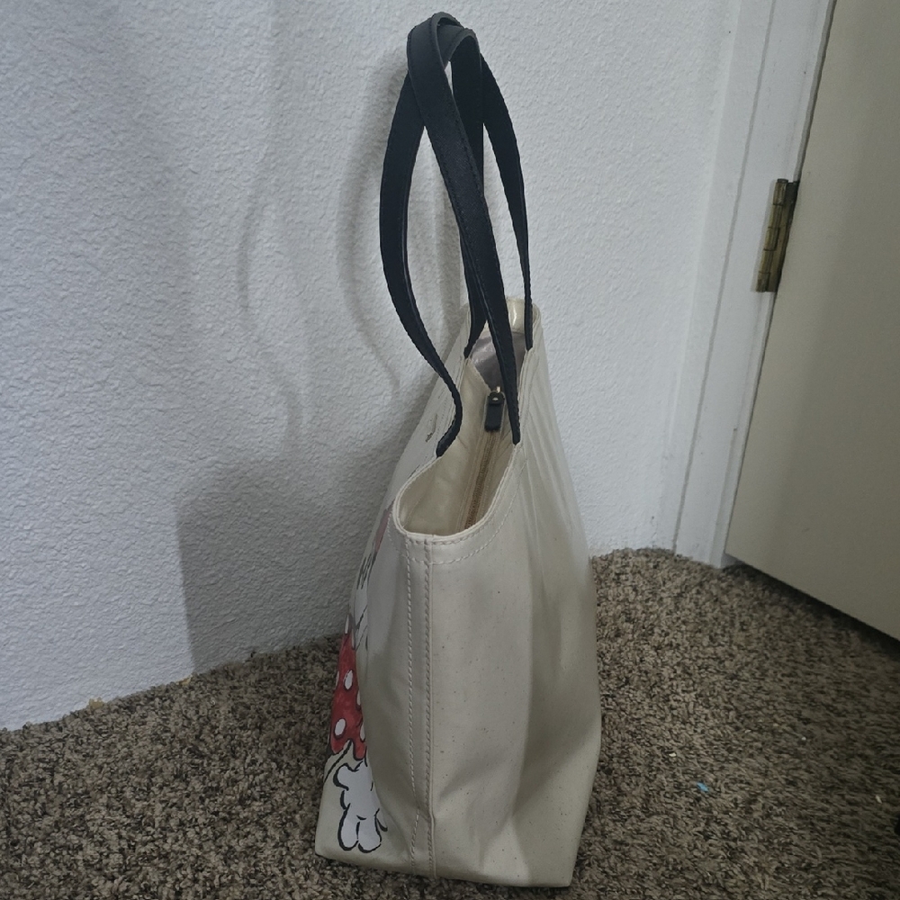 Kate Spade ♠️ Limited Edition Disney Minnie Mouse Storybook Tote (EUC)(HTF)❤️🖤 - Picture 7 of 12